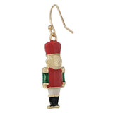 The Nutcracker Figure Christmas Hook Earrings