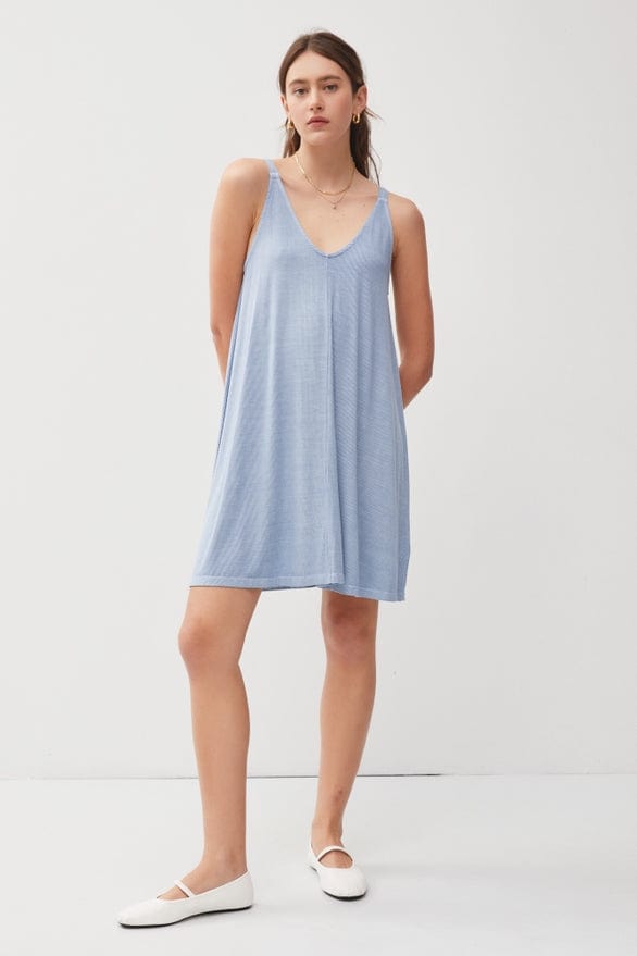 Be Cool Be Cool Ribbed V-Neck Knit Dress - Little Miss Muffin Children & Home