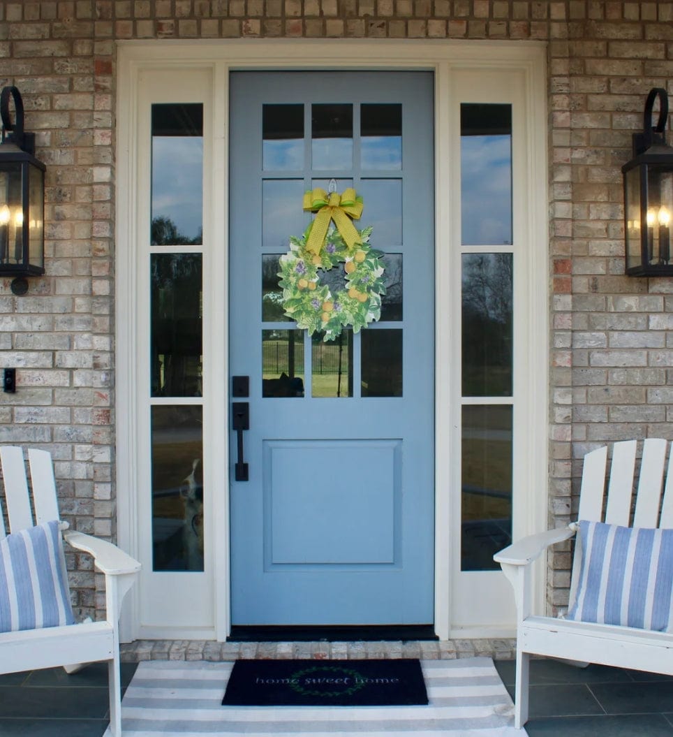 Front Porch Elegance Front Porch Elegance Summer Citrus Wreath Door Hanger with Bow - Little Miss Muffin Children & Home