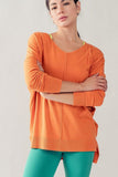 Urban Daizy Urban Daizy Anette Effortless Charm Tunic Top in Tangerine - Little Miss Muffin Children & Home