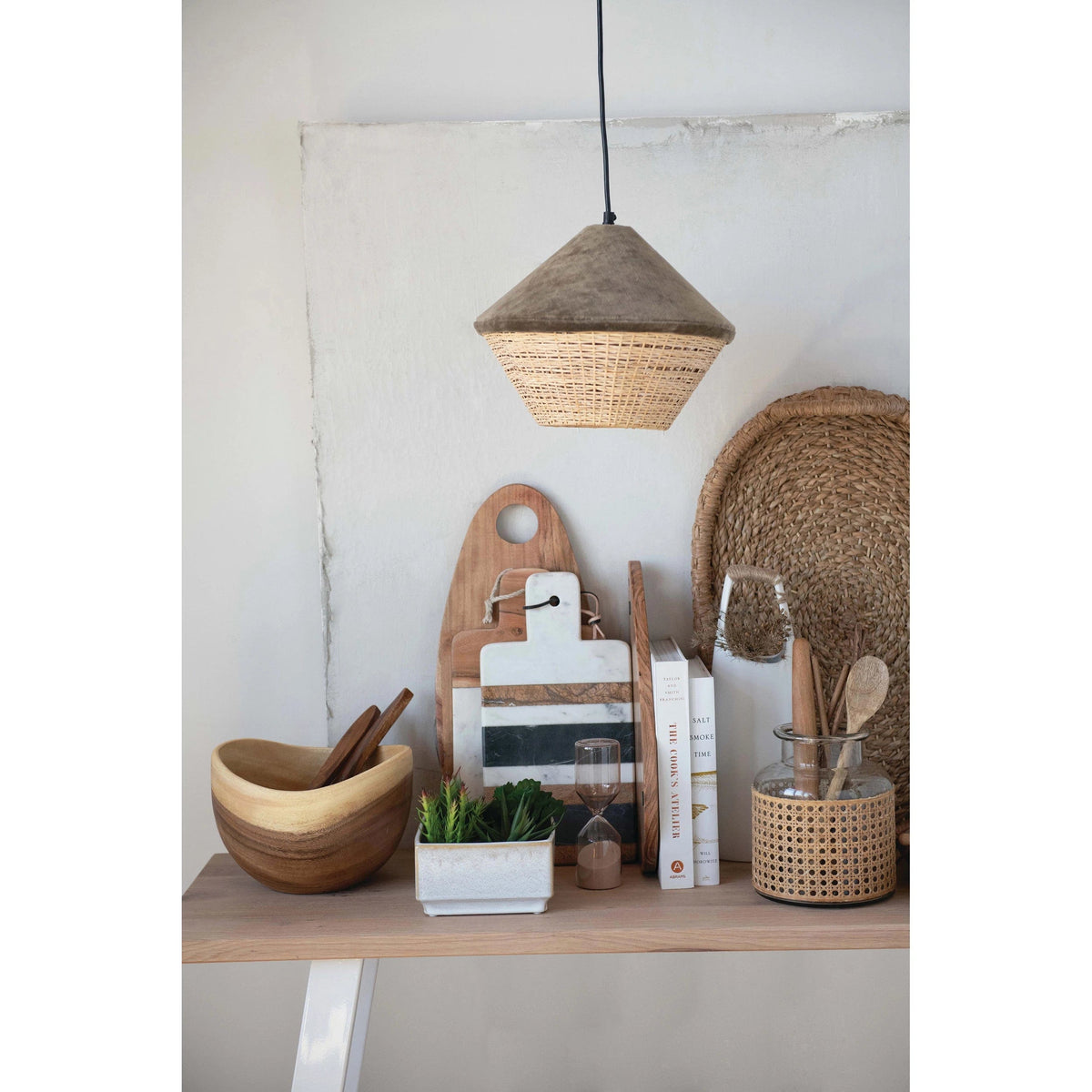 Bloomingville Bloomingville Striped Marble Cheese Cutting Board - Little Miss Muffin Children & Home