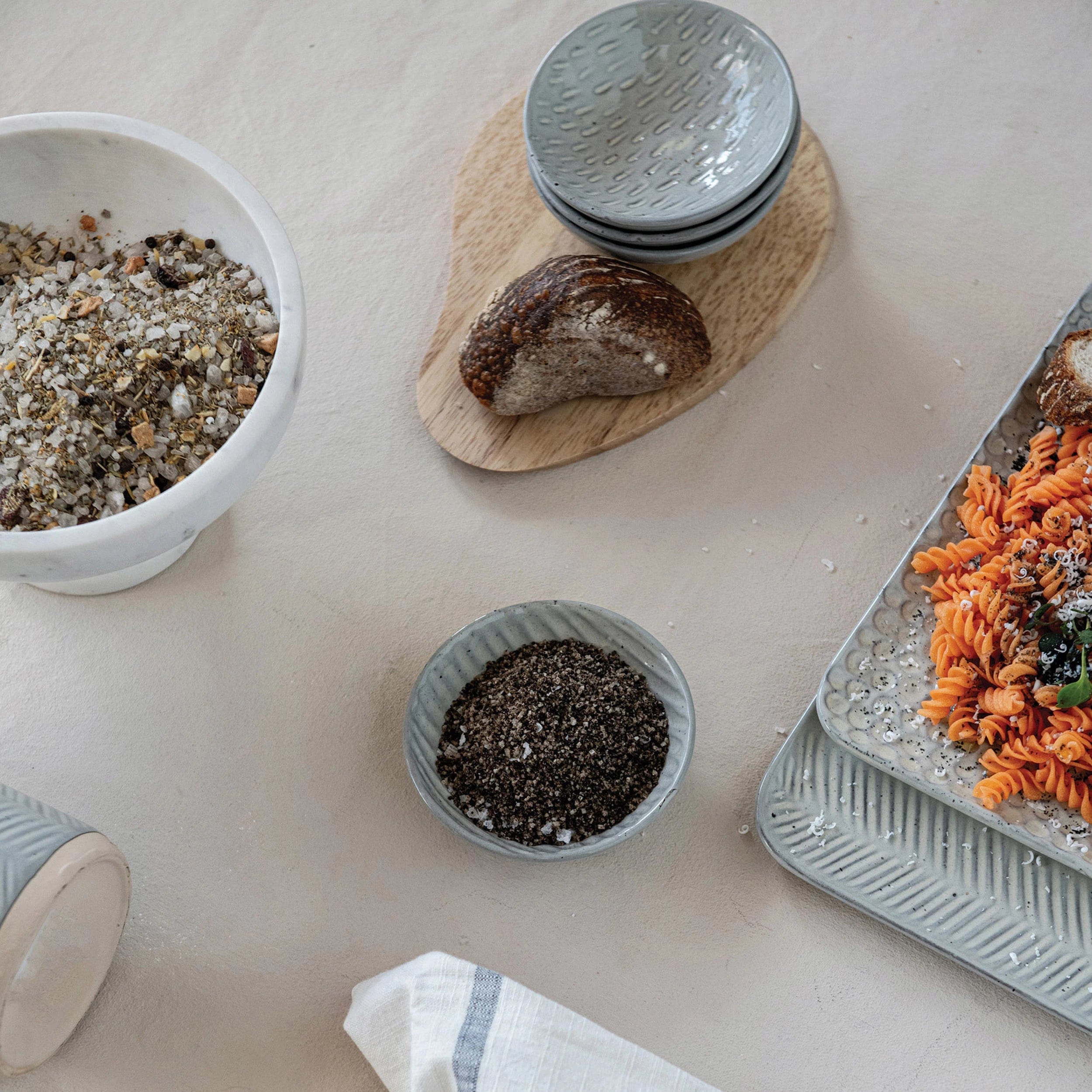 Bloomingville Bloomingville Marble Footed Bowl - Little Miss Muffin Children & Home