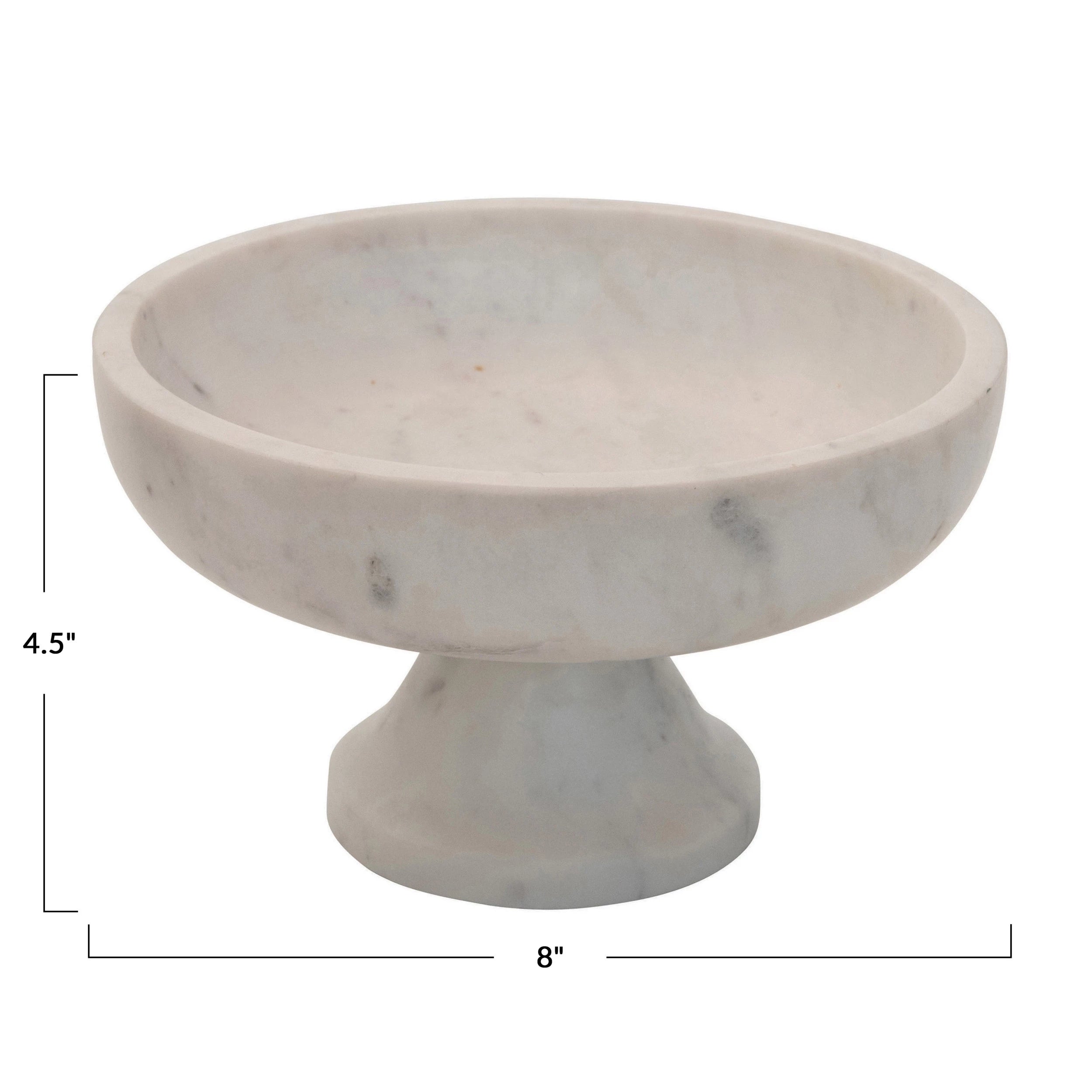 Bloomingville Bloomingville Marble Footed Bowl - Little Miss Muffin Children & Home