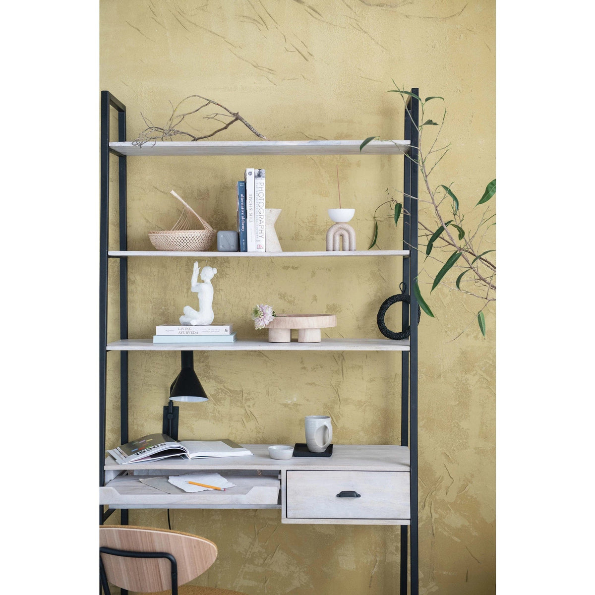 Bloomingville Bloomingville Resin Yoga Figure with Volcano Finish - Little Miss Muffin Children & Home