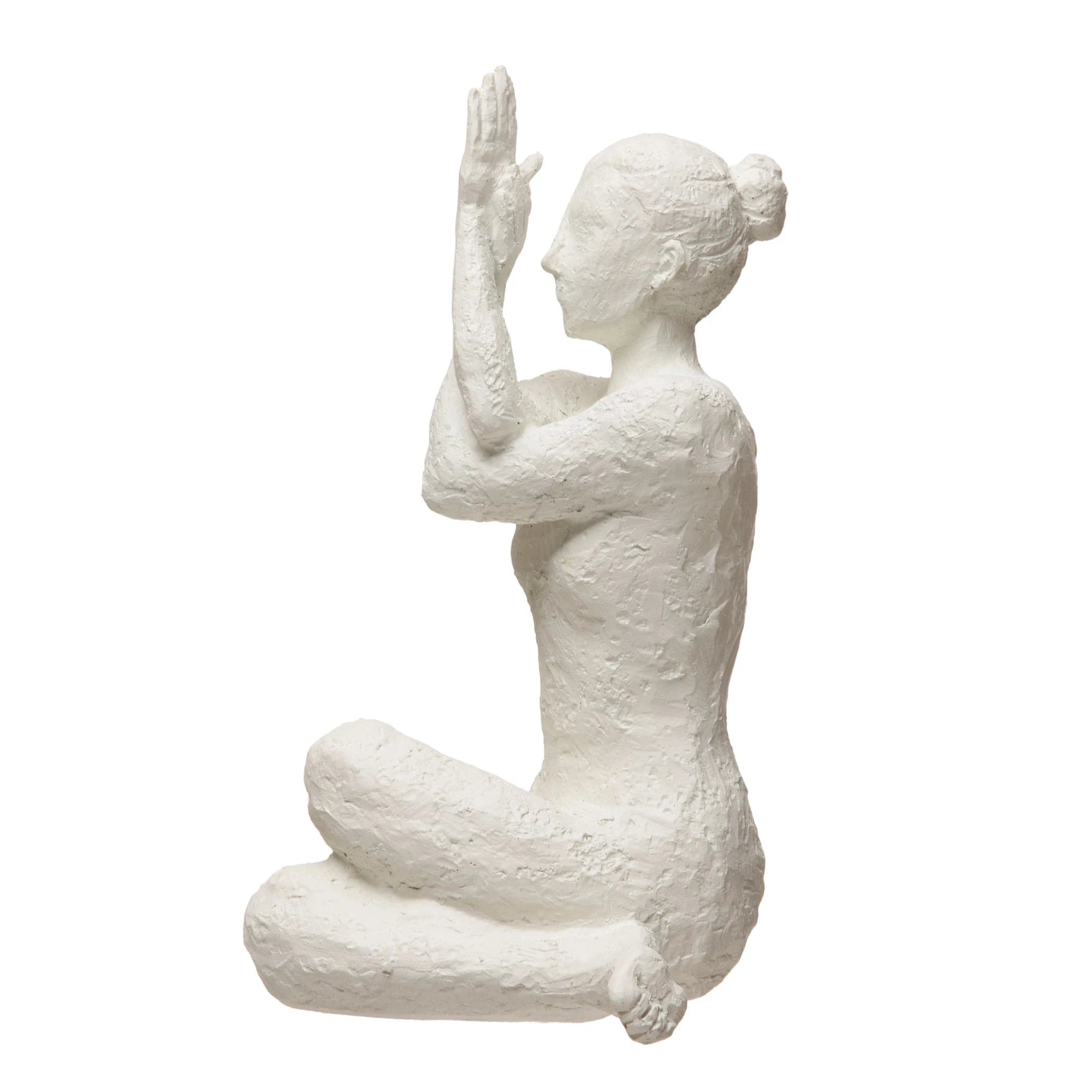 Bloomingville Bloomingville Resin Yoga Figure with Volcano Finish - Little Miss Muffin Children & Home
