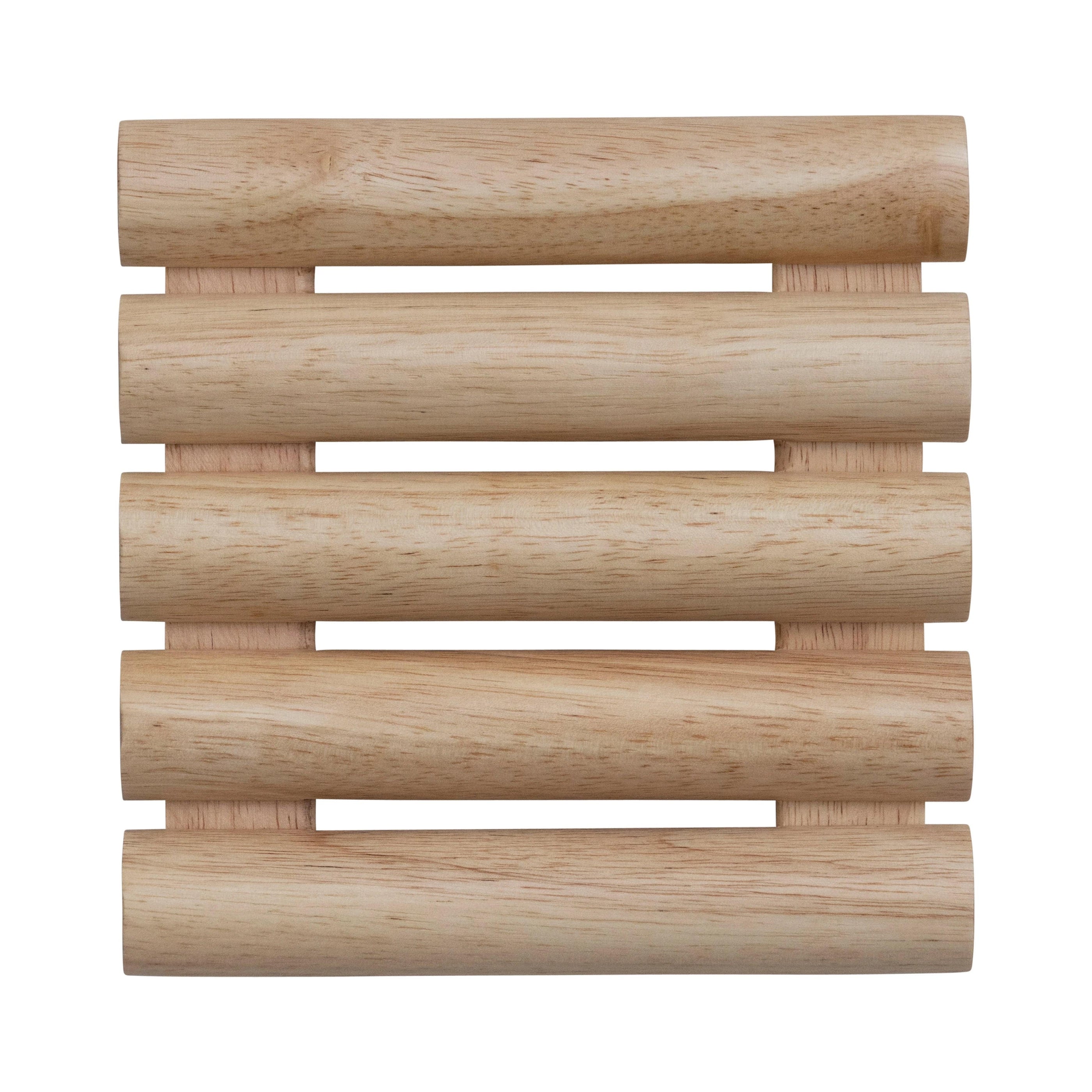 Bloomingville Bloomingville Rubberwood Footed Trivet - Little Miss Muffin Children & Home