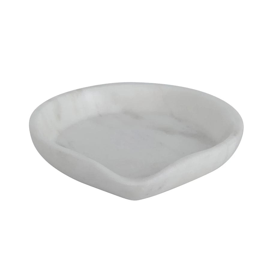 Bloomingville Bloomingville White Marble Spoon Rest - Little Miss Muffin Children & Home
