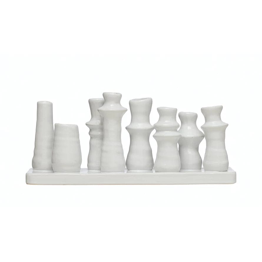 Bloomingville Bloomingville Stoneware Multi-Vase with 8 Sections - Little Miss Muffin Children & Home