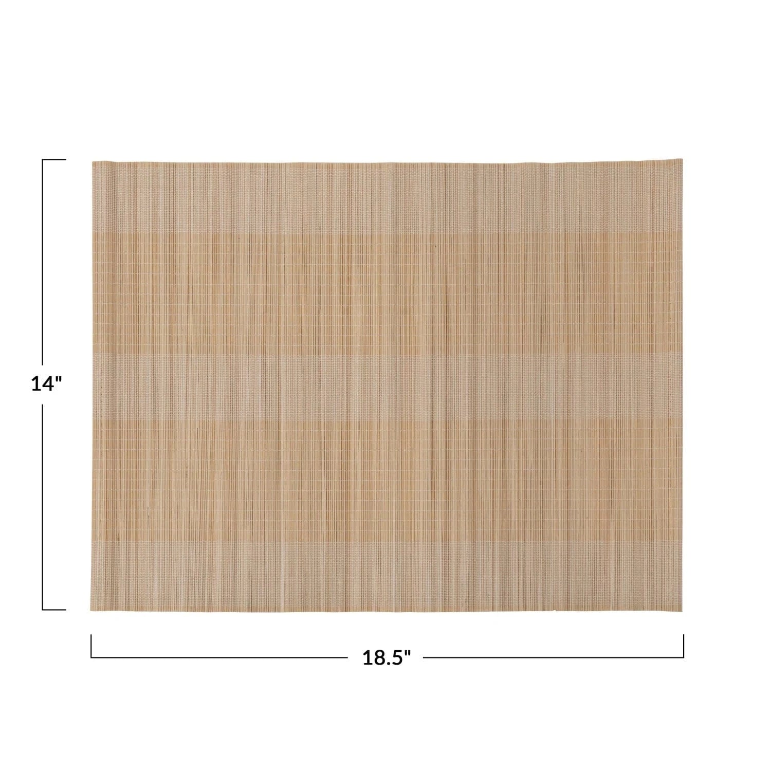 Bloomingville Hand-Wovan Bamboo Striped Placemat - Little Miss Muffin Children & Home