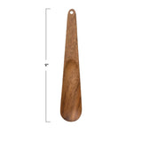 Bloomingville Hand-Carved Acacia Wood Scoop, Natural