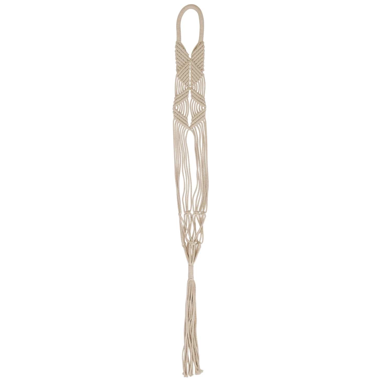 Bloomingville Bloomingville Hand-Woven Cotton Macrame Plant Hanger - Little Miss Muffin Children & Home