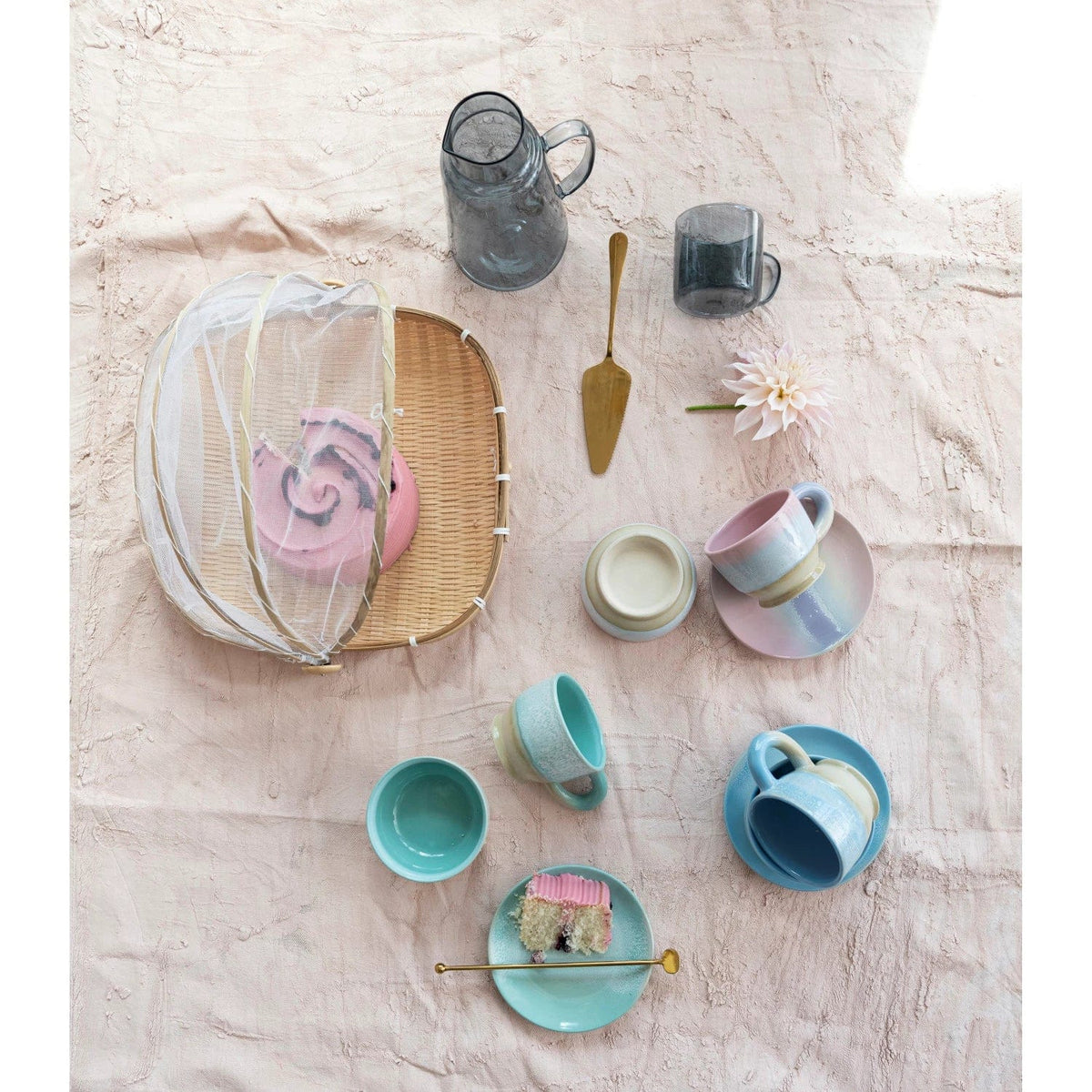 Bloomingville Bloomingville Bamboo Foldable Accordion Style Food Covers With Trays - Little Miss Muffin Children & Home