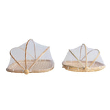 Bloomingville Bloomingville Bamboo Foldable Accordion Style Food Covers With Trays - Little Miss Muffin Children & Home