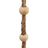 Bloomingville Bloomingville Hanging Stoneware Planter with Jute Rope Hanger & Wood Beads - Little Miss Muffin Children & Home