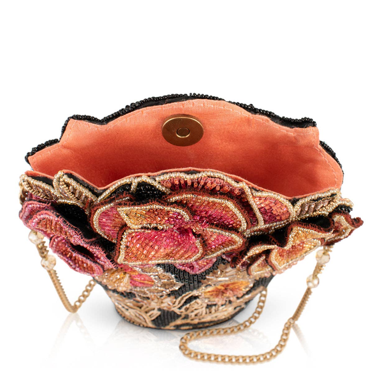 Amber Elegance crossbody handbag by Mary Frances Accessories, view 4