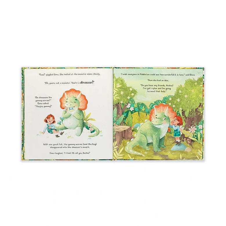 Jellycat Jellycat Archie, My Dinosaur Friend Book - Little Miss Muffin Children & Home