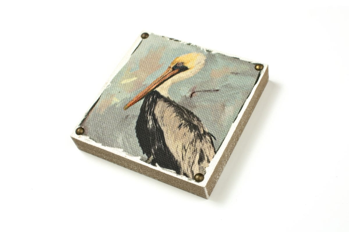 Second Line Ventures The  Parish Line Pelican Art Block - Little Miss Muffin Children & Home