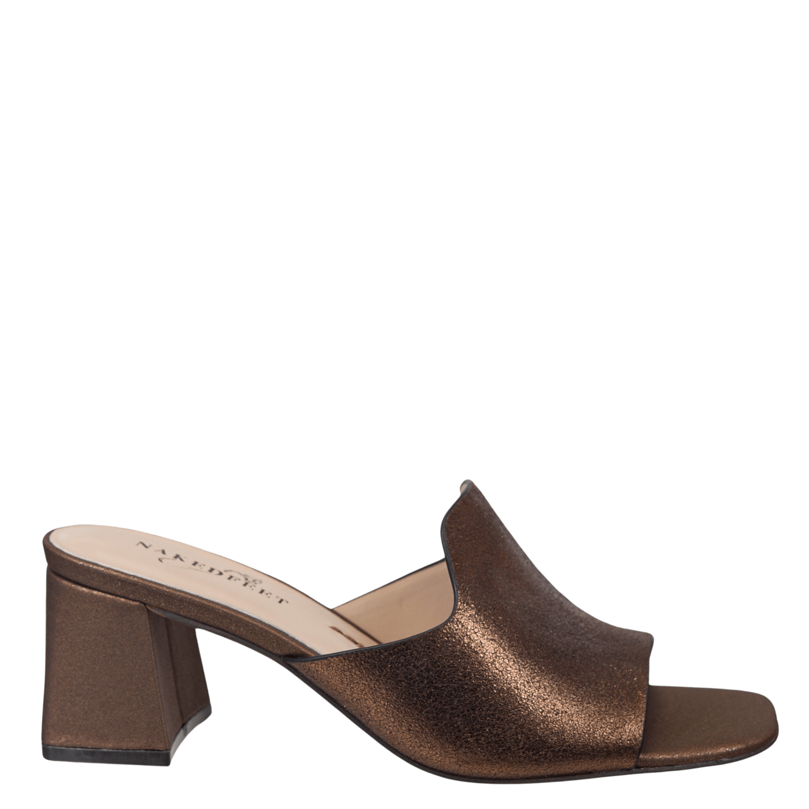 Naked Feet Naked Feet Austere Heeled Sandals in Bronze - Little Miss Muffin Children & Home