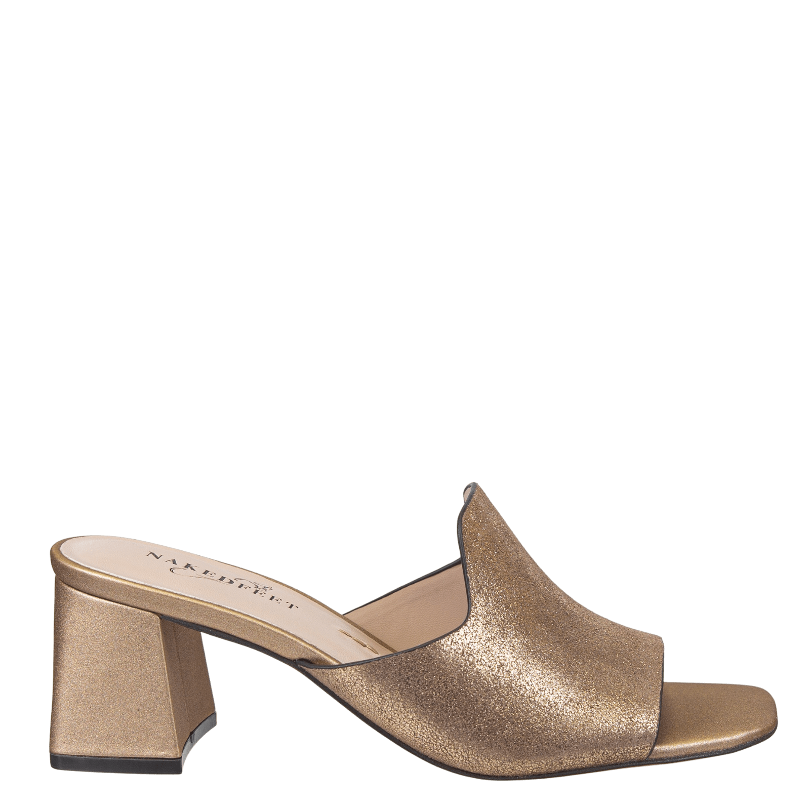 Naked Feet Naked Feet Austere Heeled Sandals in Soft Gold - Little Miss Muffin Children & Home