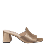 Naked Feet Austere Heeled Sandals in Soft Gold