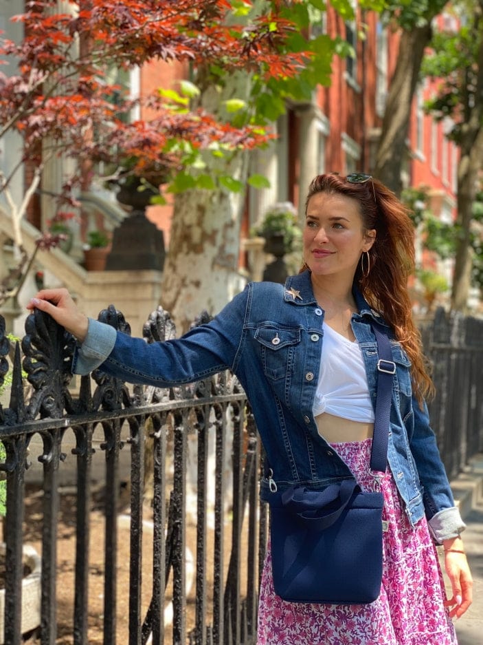 Quilted Koala Quilted Koala Neoprene Midi Town Bag Navy - Little Miss Muffin Children & Home