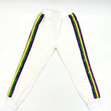 Blended Spirit Youth Mardi Gras Sequin Stripe Jogger Set