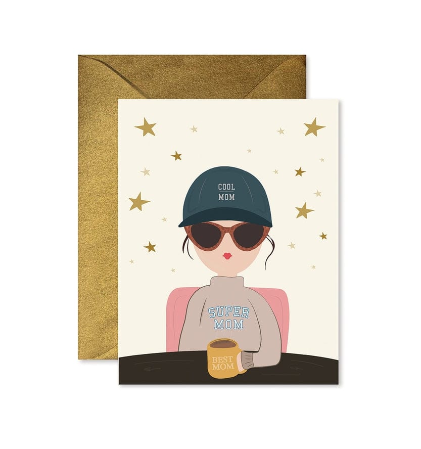 Ginger P Designs Ginger P Designs Cool Mom, Super Mom, Best Mom Greeting Card - Little Miss Muffin Children & Home