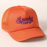 Fashion City Spooky Mama Embroidered Mesh Back Trucker Hat - Little Miss Muffin Children & Home