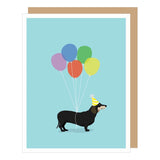 Apartment 2 Cards Apartment 2 Cards Dachshund Birthday Card - Little Miss Muffin Children & Home