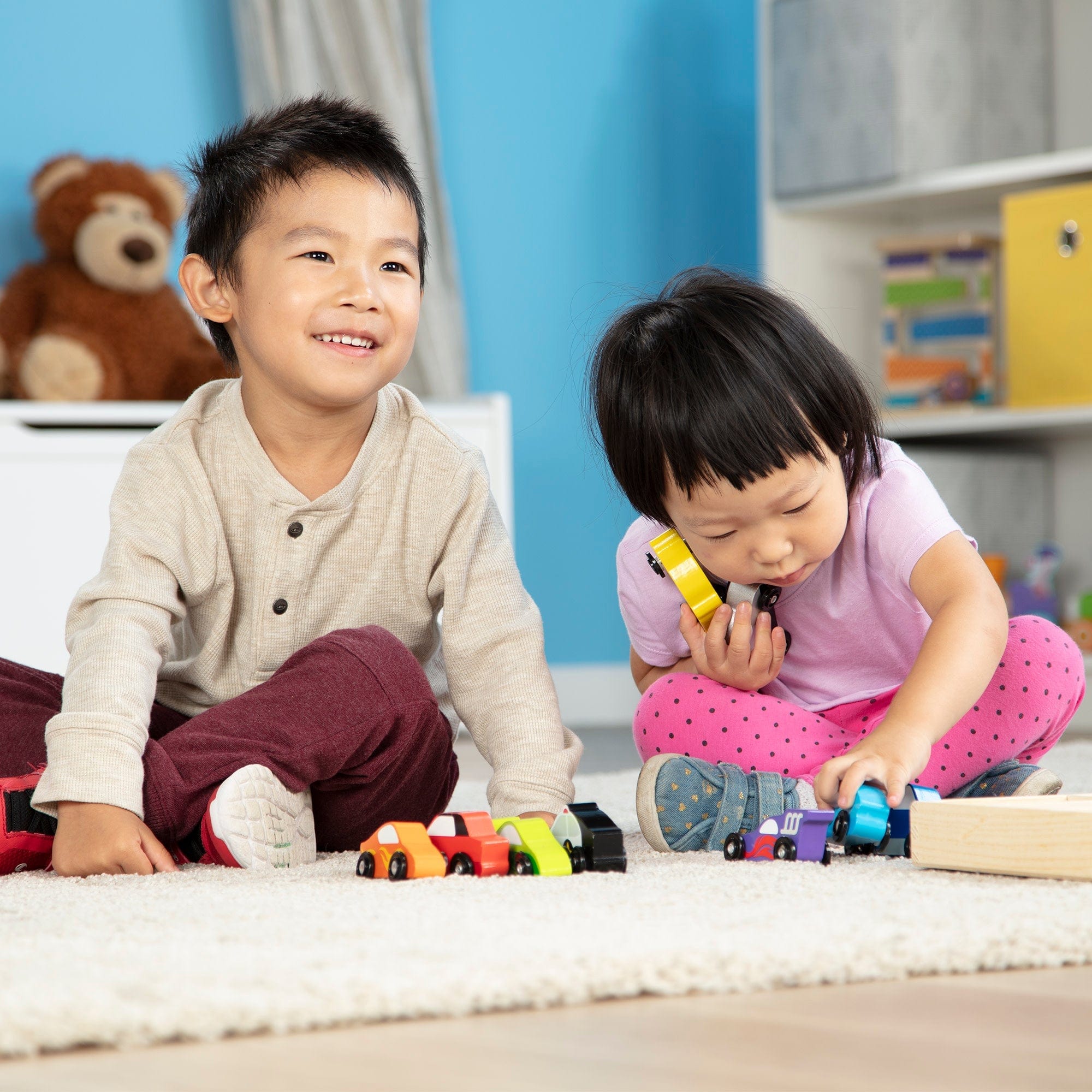 Melissa & Doug Melissa & Doug Wooden Cars Set - Little Miss Muffin Children & Home