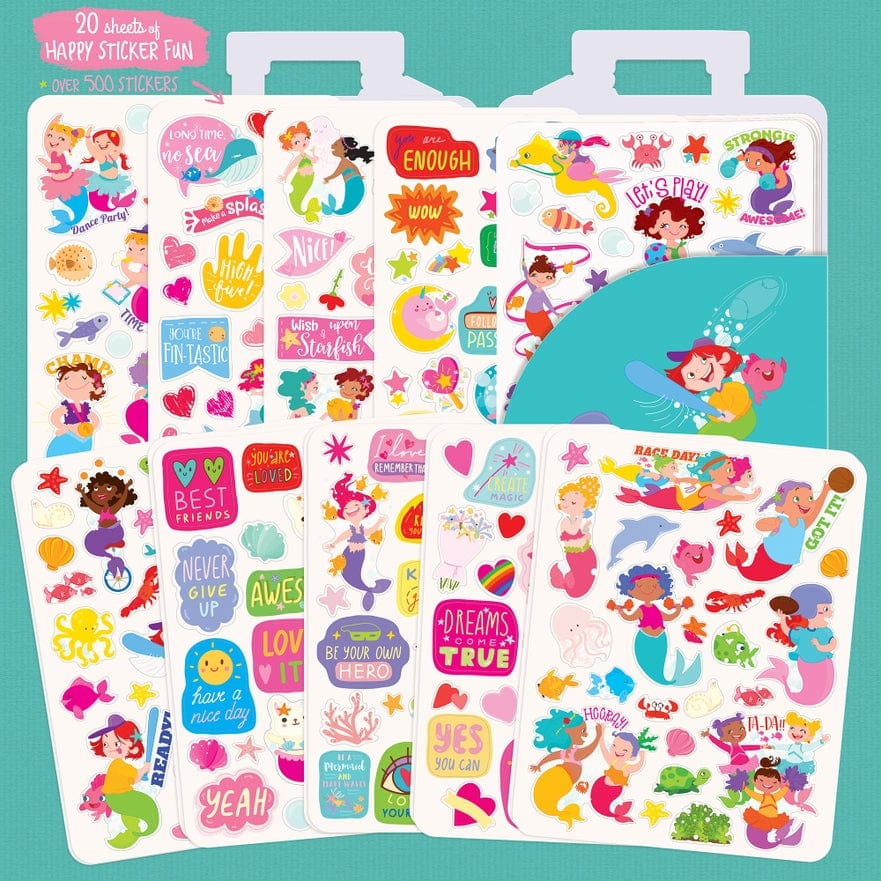 The Piggy Story The Piggy Story 500+ Stickers On-The-Go Team Mermaid - Little Miss Muffin Children & Home