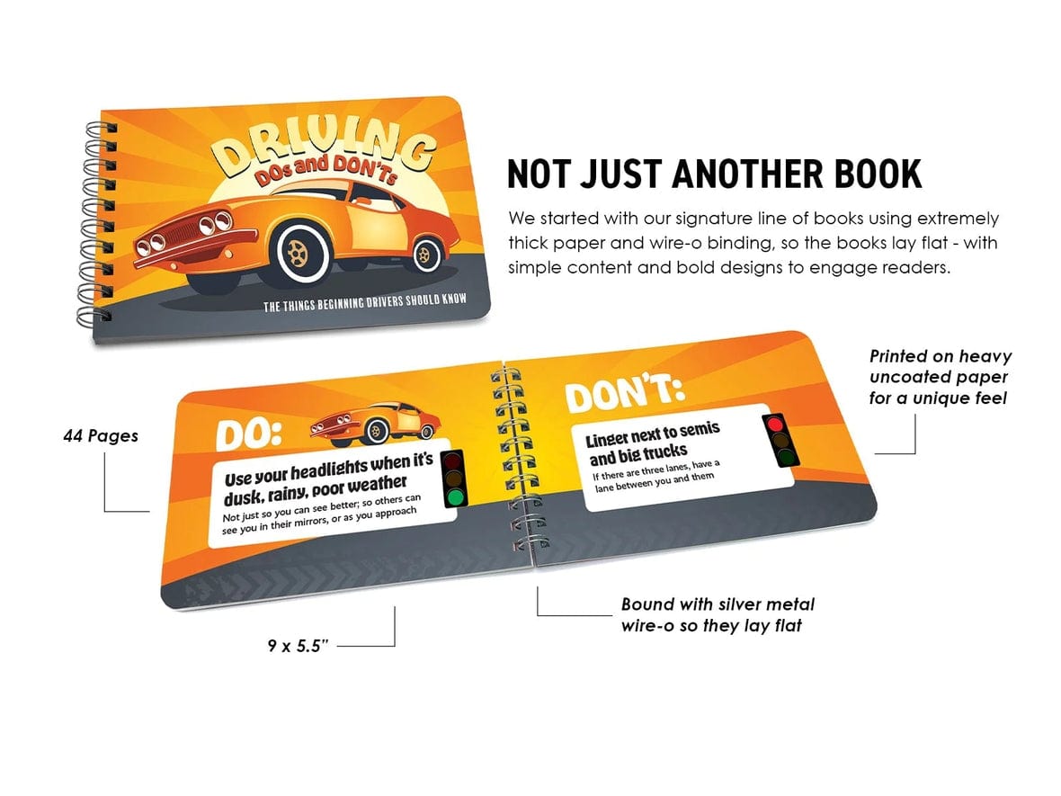 Papersalt Papersalt Driving Dos and Don'ts - A Guide For Teens Learning To Drive - Little Miss Muffin Children & Home