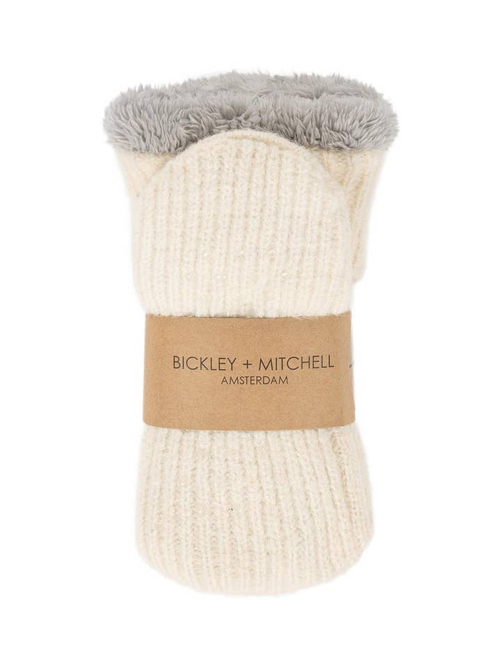 Chunky Slippers with Lining Linen