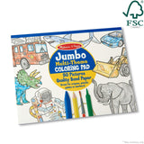 Melissa & Doug 11x14 Jumbo Coloring Pad Blue