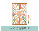 Breathe People Smiley Sunshine Paint-by-Number Kit for Kids