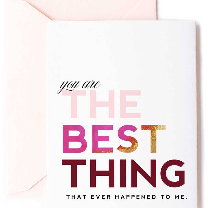 Kitty Meow Boutique You Are The Best Thing - Love & Anniversary Greeting Card - Little Miss Muffin Children & Home