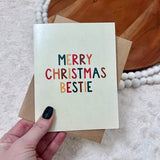 Big Moods "Merry Christmas Bestie" Christmas Card