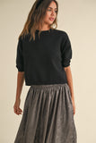 Miou Muse Short Sleeve Sweater