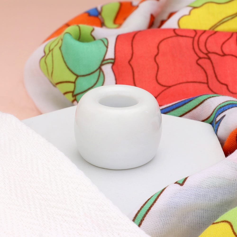 Round Shaped Solid Ceramic Toothbrush Holder/Pen Stand