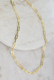 Sosie Designs Sterling Paper Clip Chain Necklace