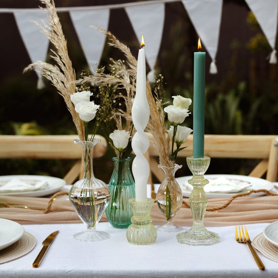 Talking Tables Talking Tables Rainbow Colored Twisted Candles (sold individually) - Little Miss Muffin Children & Home