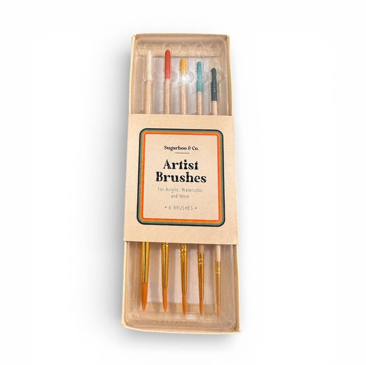 Sugarboo Beginner Paint Brush Kit Set of 5