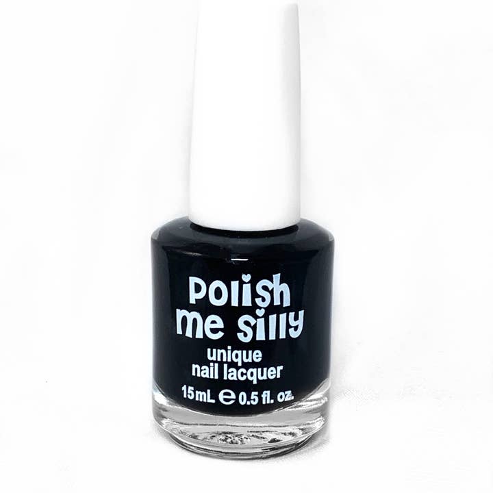 Blackout - Solid Black Creme Nail Polish Lacquer