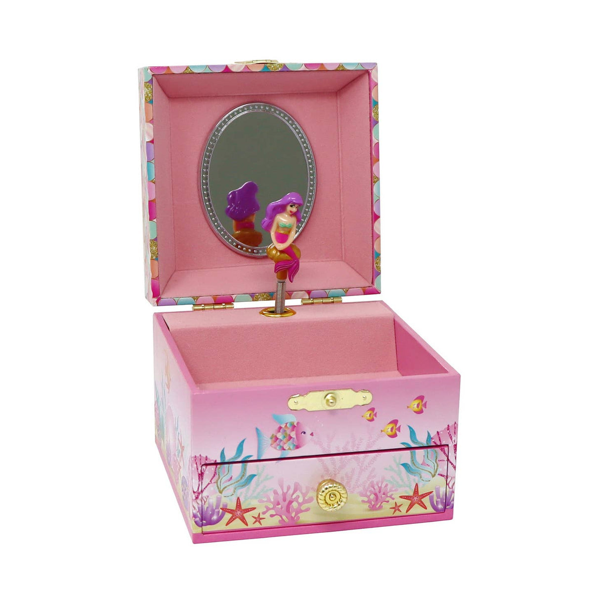 Pink Poppy Pink Poppy Small Mermaid Musical Jewellery Box - Little Miss Muffin Children & Home