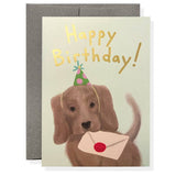 Karen Adams Designs Dog Birthday Greeting Card