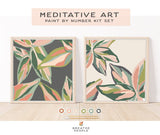 Breathe People Breathe People Lush Tropicals Meditative Art Paint by Numbers Kit + Easel - Little Miss Muffin Children & Home
