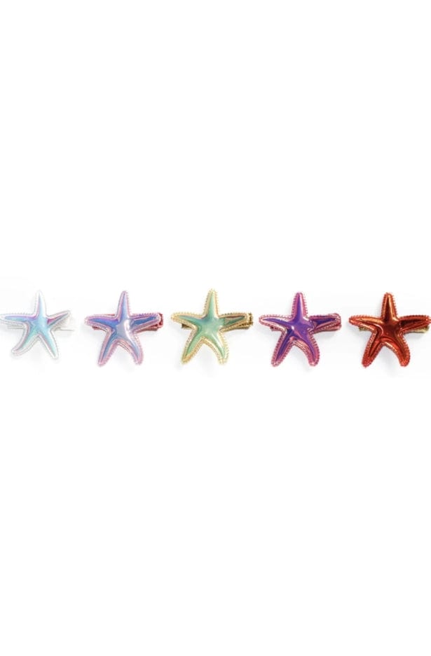Bows Arts Bows Arts HSTC10 Holographic Starfish Clip - Little Miss Muffin Children & Home