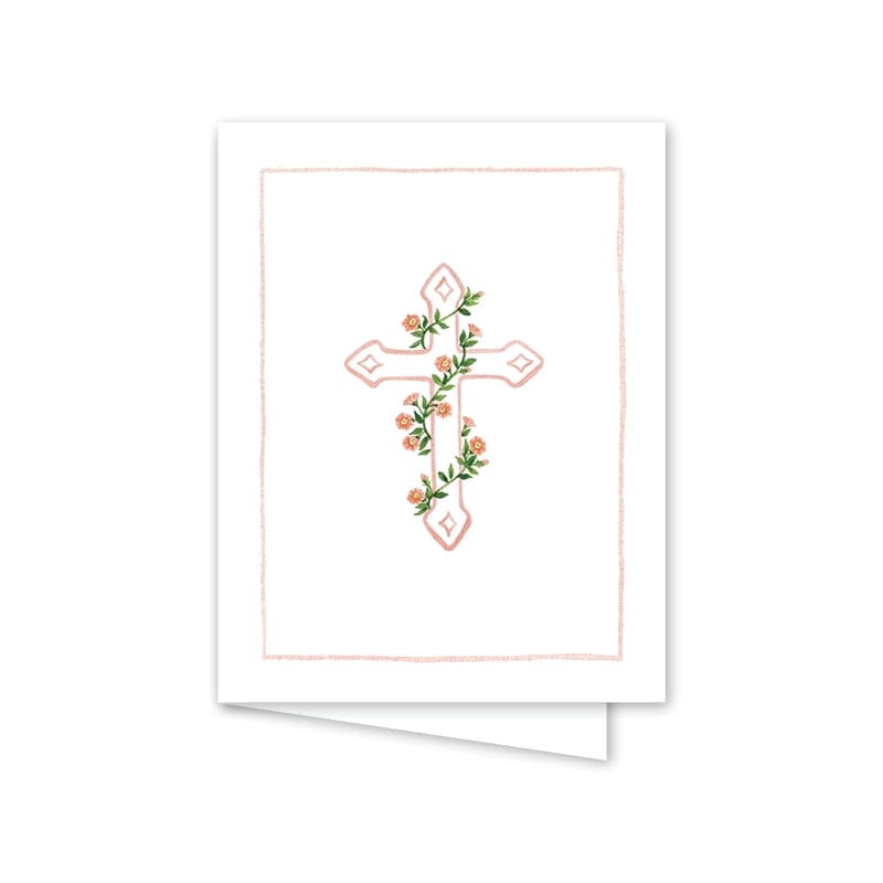 Dogwood Hill Cross Peach, Single Card - Little Miss Muffin Children & Home