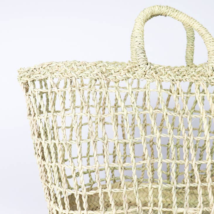Socco Designs Wholesale Socco Designs Faro French Basket Beach Tote - Little Miss Muffin Children & Home