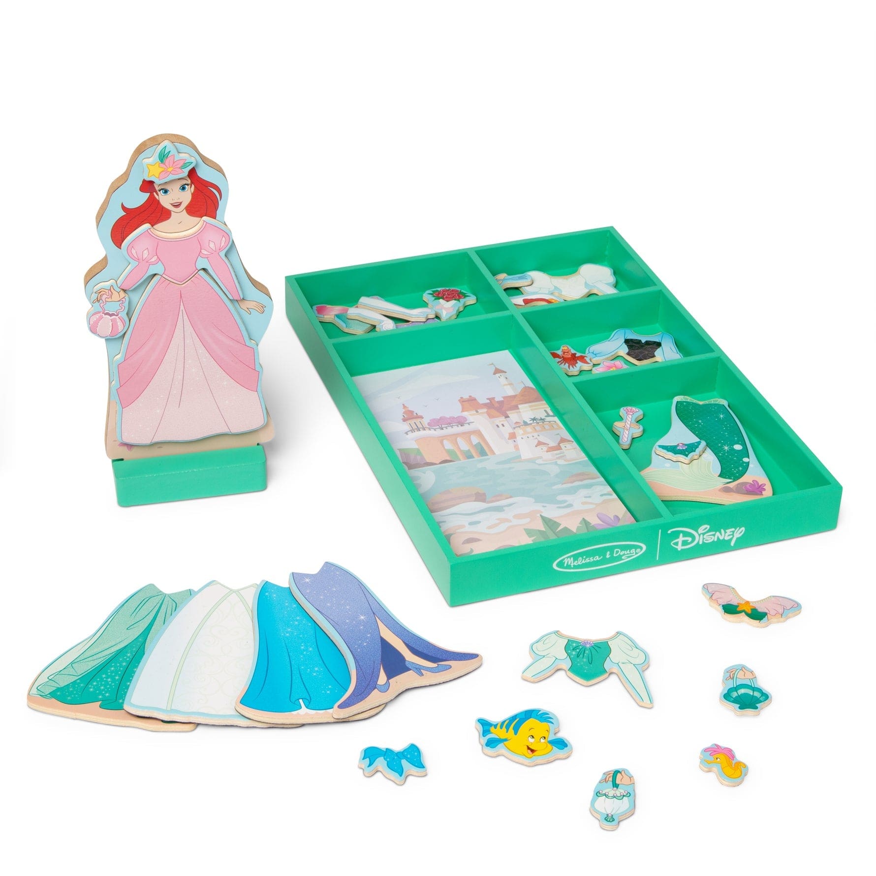Melissa & Doug Disney Magnetic Dress Up Ariel - Little Miss Muffin Children & Home